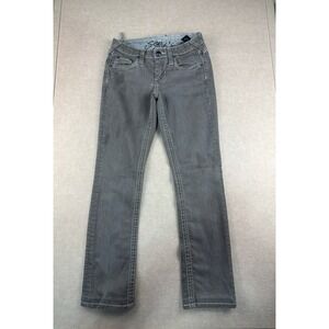 Stitch's Jeans Women's Size 27 Gray Authentic Black Label Low‎ Rise Denim